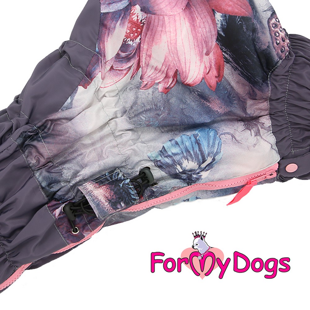 ForMyDogs Комбинезон BIG серый для девочек (A3)