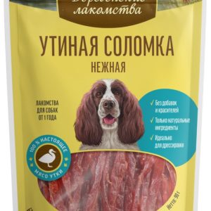 Деревенские лакомства для собак Утиная соломка нежная 90г (90г)