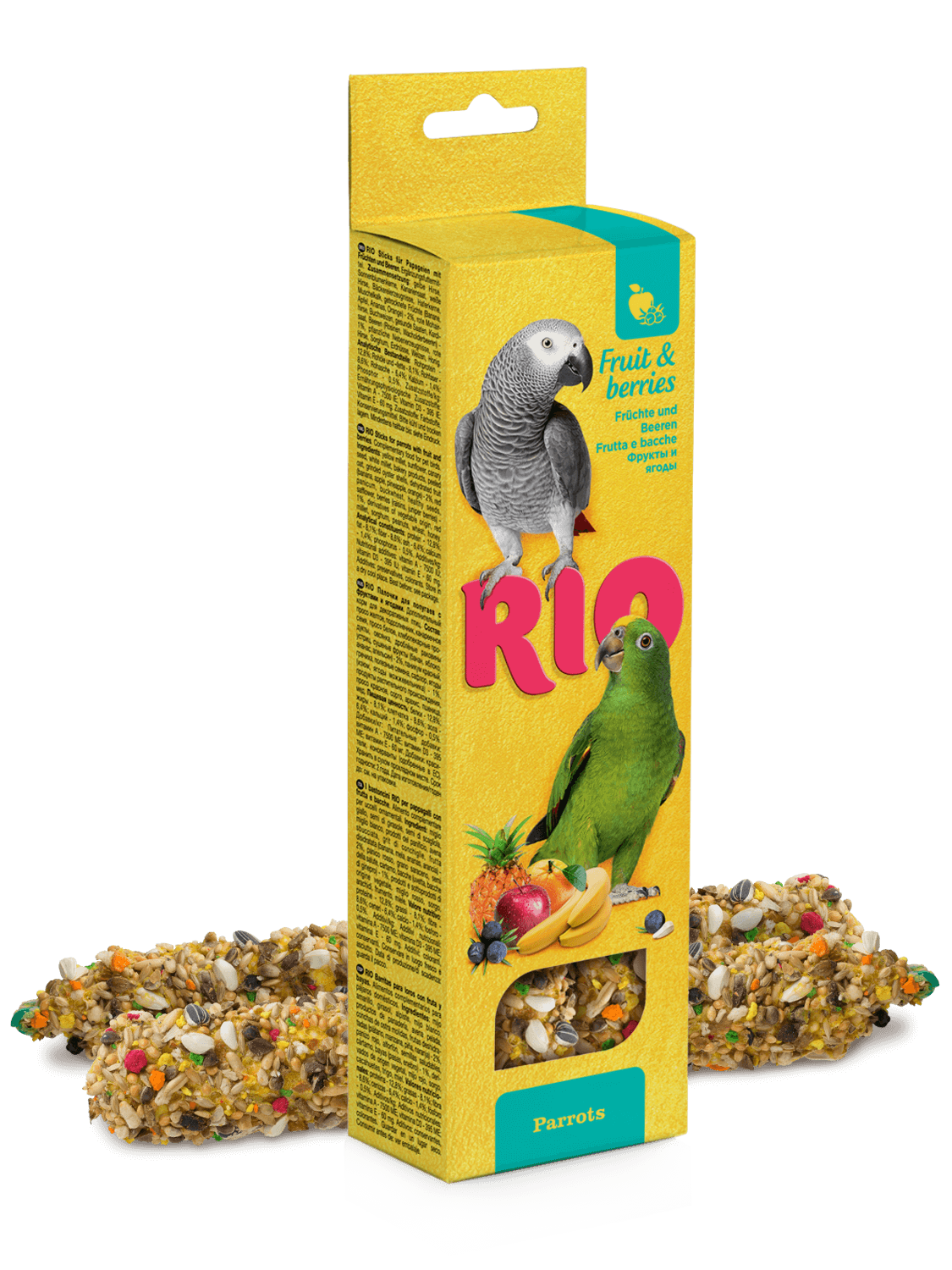 RIO Палочки для попугаев с фруктами и ягодами 2*90 гр