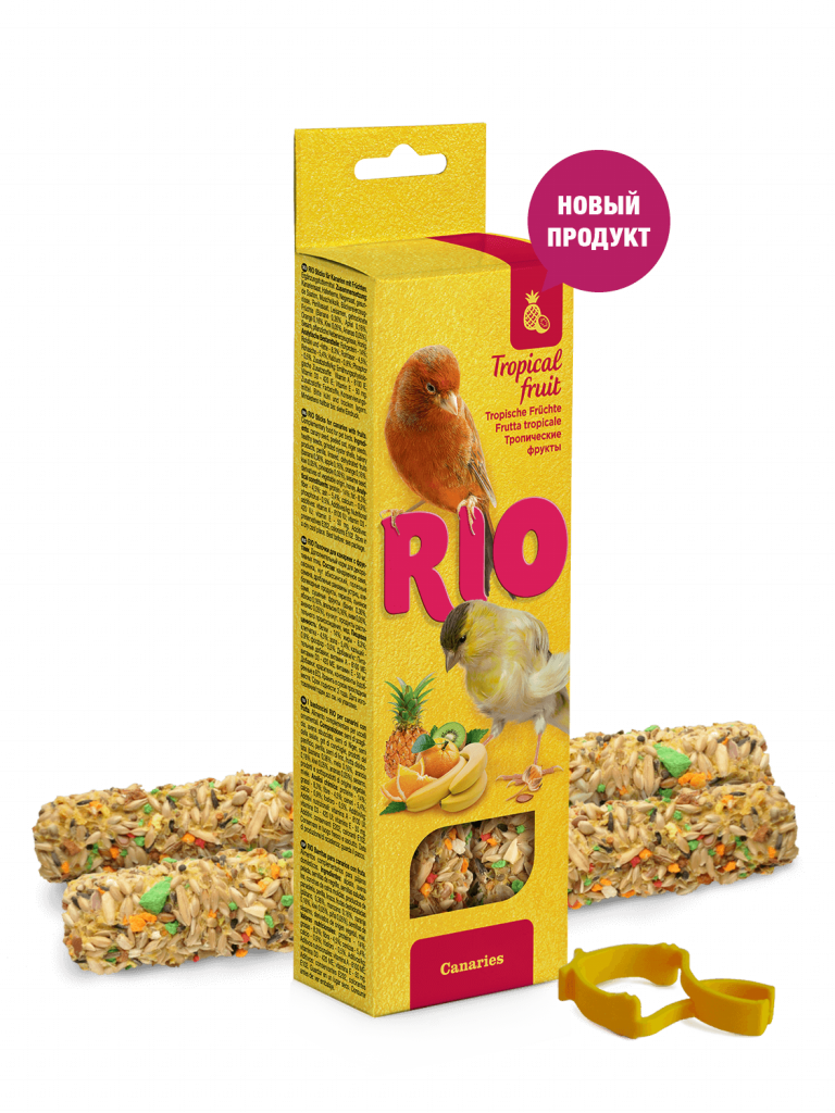 RIO Палочки для канареек с тропическими фруктами 2*40 гр