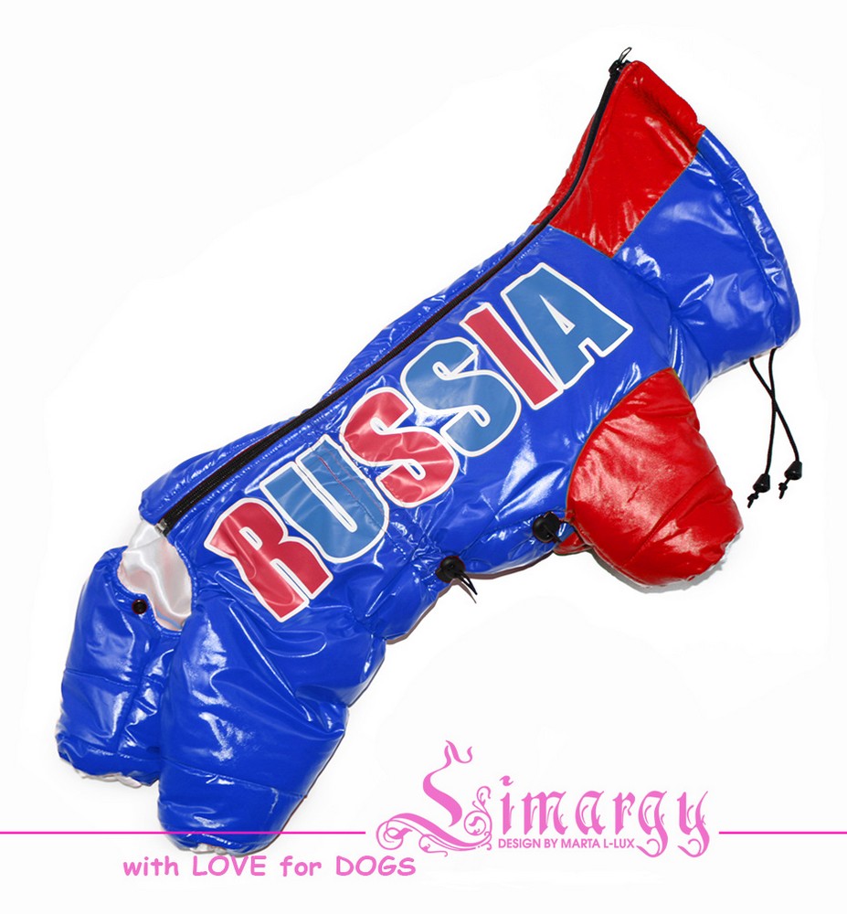 LIMARGY Комбинезон зимний "Rus Zip" красно/синий для мальчиков (M)