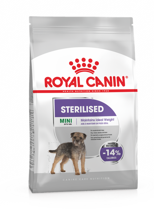 Корм Royal Canin для стерилизованных собак малых пород, Mini Sterilised 3 кг