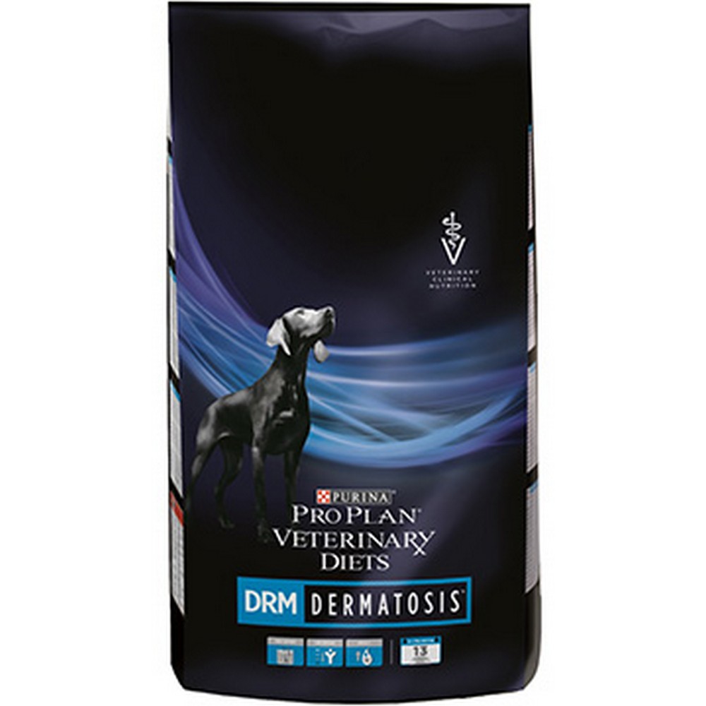 Корм Purina Pro Plan VETERINARY DIETS DRM DERMATOSIS для собак при дерматозах и выпадении шерсти (Редактировать)