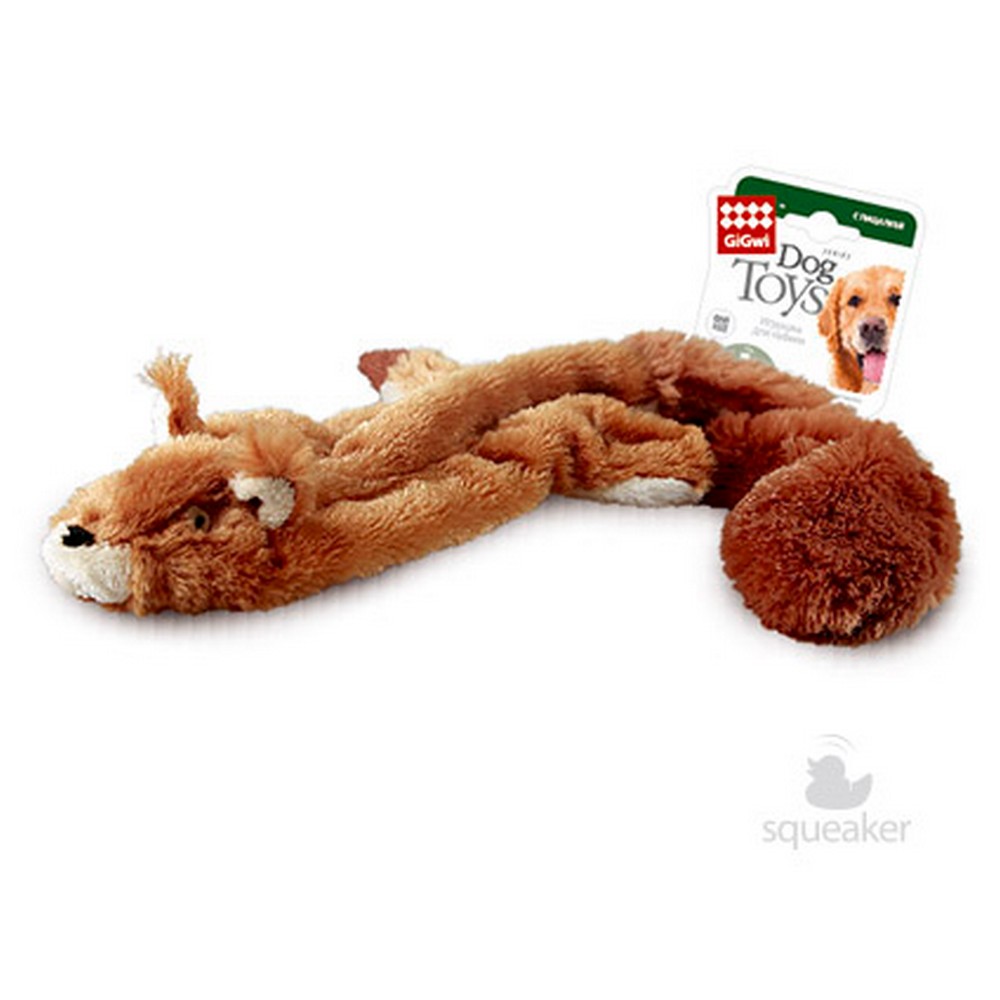 GiGwi 75012 Игрушка д/собак Белка с пищалкой (Редактировать)