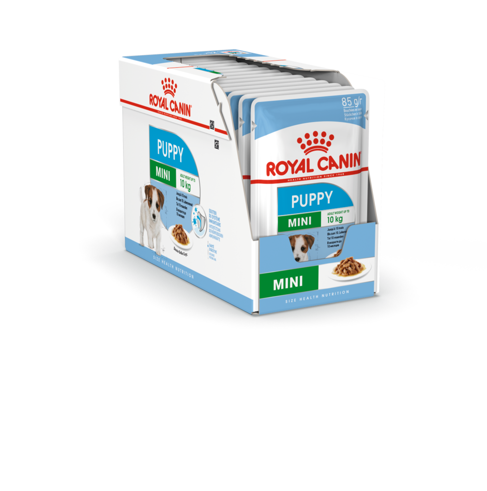 Корм Royal Canin для щенков 3 нед. - 2 мес. Мини Паппи (соус) 12Х0,085 кг (Редактировать)