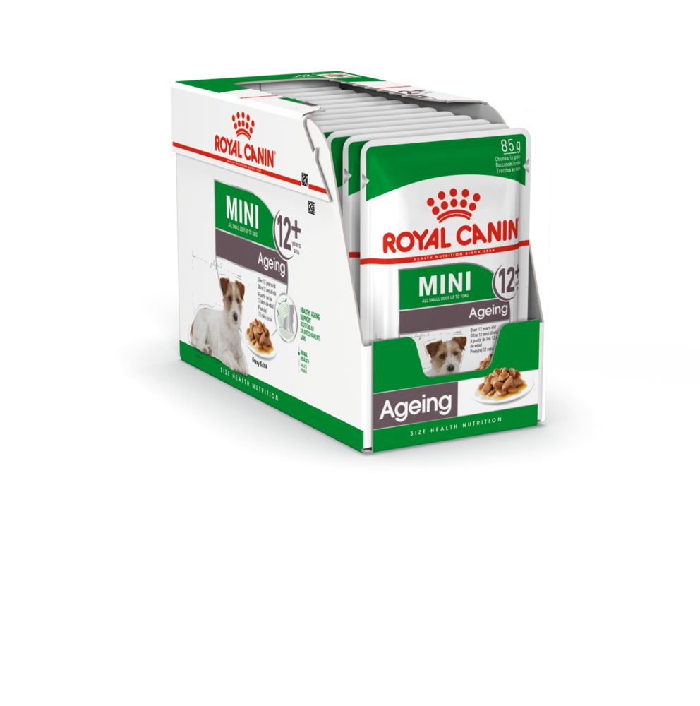 Пауч ROYAL CANIN влажный корм для собак Mini Ageing 12+(в соусе) 0,085 кг (Редактировать)