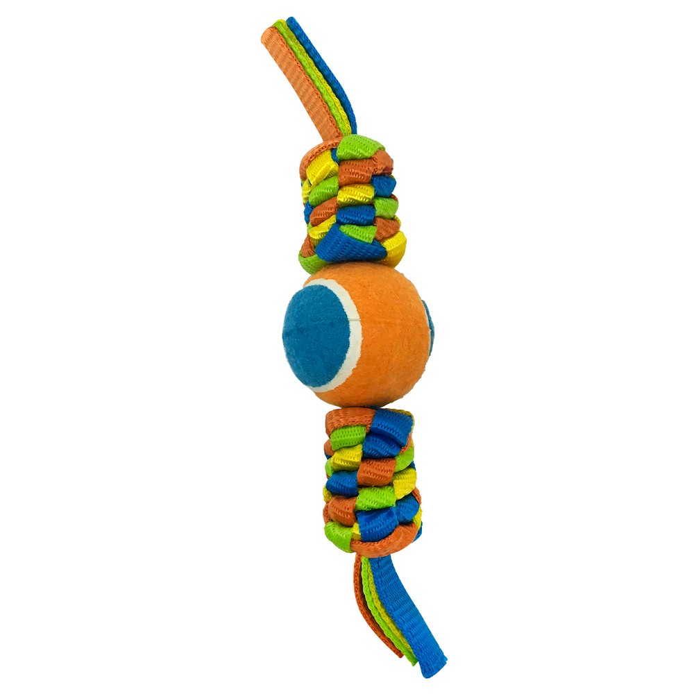 PETPARK игрушка для собак Плетенка с теннисными мячом 6 см (6 см)