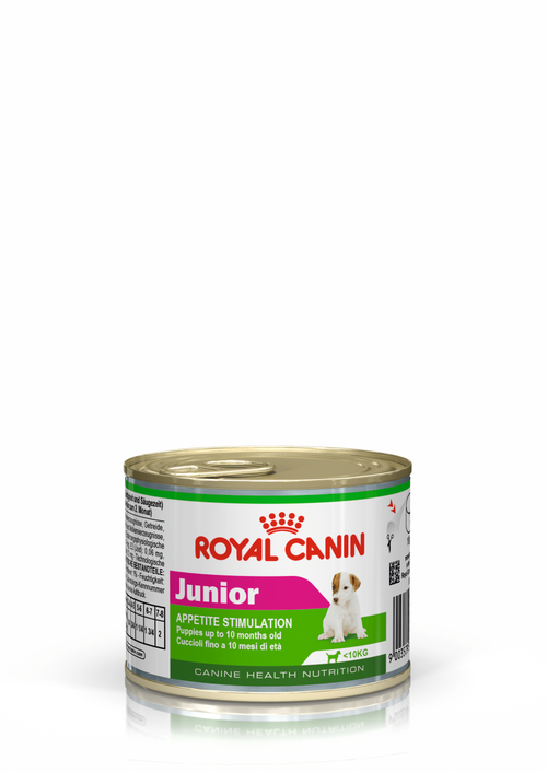 Консерва ROYAL CANIN влажный корм для щенков Junior (мусс) банка 0,195 кг (Редактировать)