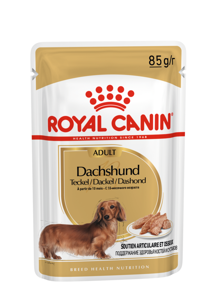 Комплект ROYAL CANIN влажный корм для собак (пауч) Такса (паштет) 5+1 Х 0,085 кг (Редактировать)