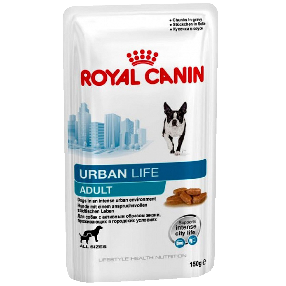 Консерва ROYAL CANIN влажный корм для собак (пауч) URBAN life Junior соус 3+1 in * 0,150 кг (Редактировать)
