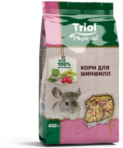TRIOL Корм для шиншилл 450гр (450 г)