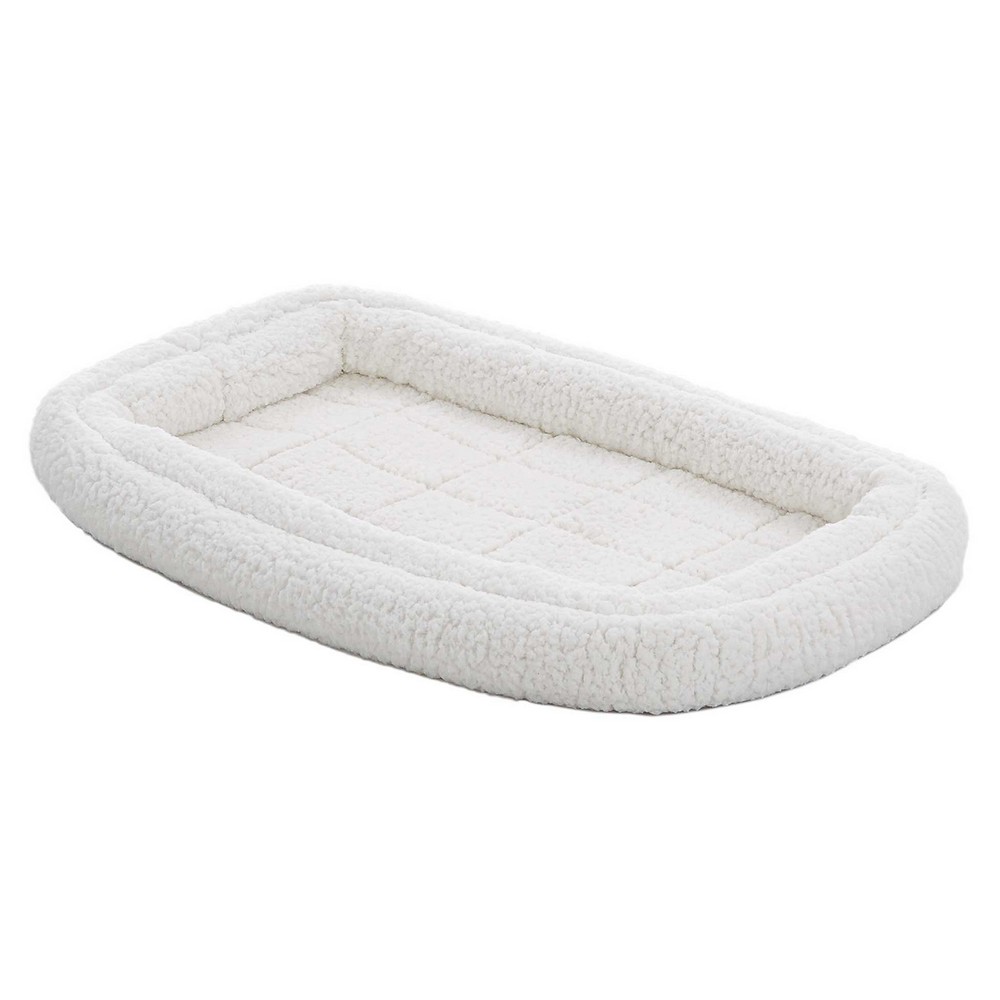 MidWest лежанка Double Bolster флисовая с двойным бортом 53х30 см белая (27012) (53х30 см) MidWest лежанка Double Bolster флисовая с двойным бортом 53х30 см белая (27012) (53х30 см)