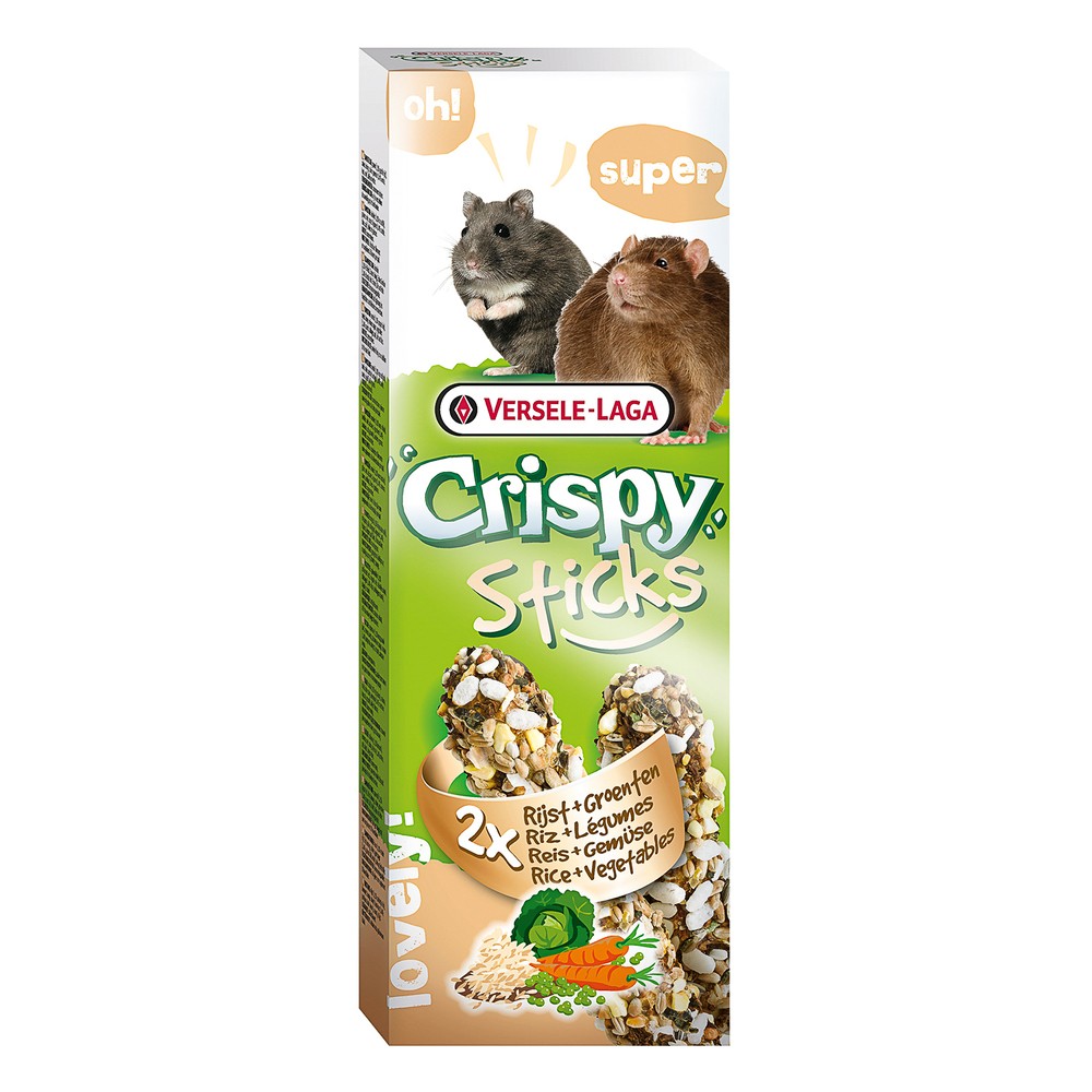VERSELE-LAGA палочки для хомяков и крыс Crispy с рисом и овощами 2х55 г (30004) (2х55 г) VERSELE-LAGA палочки для хомяков и крыс Crispy с рисом и овощами 2х55 г (30004) (2х55 г)