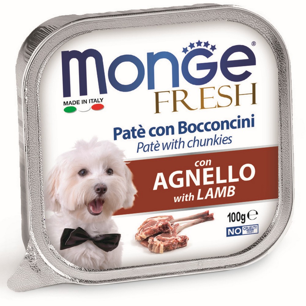 Monge Dog Fresh консервы для собак ягненок (ламистер) 100г (100 г) Monge Dog Fresh консервы для собак ягненок (ламистер) 100г (100 г)