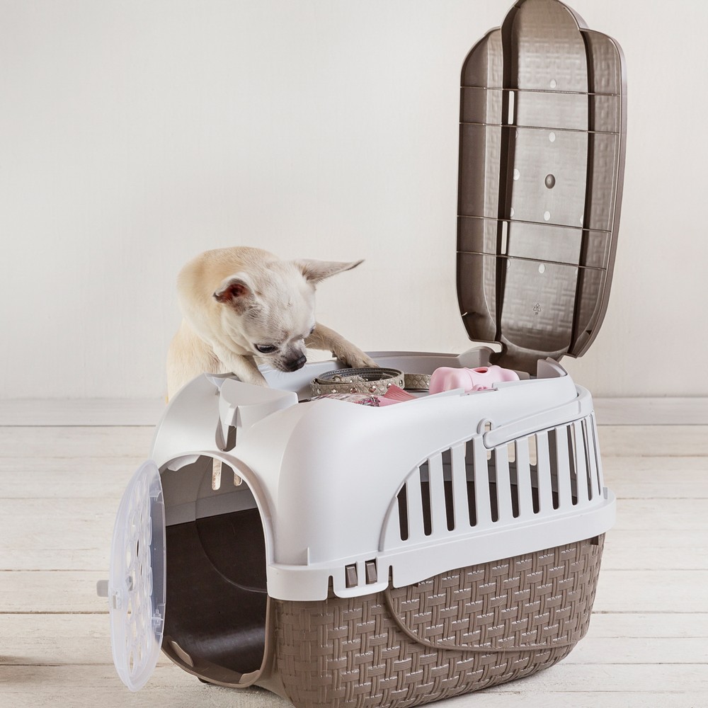 BAMA PET переноска KENNEL TOUR 52х33х34h см до 7 кг, коричневая (30003) (52х33х34 см) BAMA PET переноска KENNEL TOUR 52х33х34h см до 7 кг, коричневая (30003) (52х33х34 см)