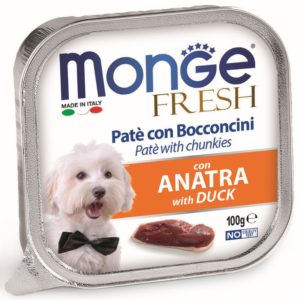 Monge Dog Fresh консервы для собак утка (ламистер) 100г (100 г)