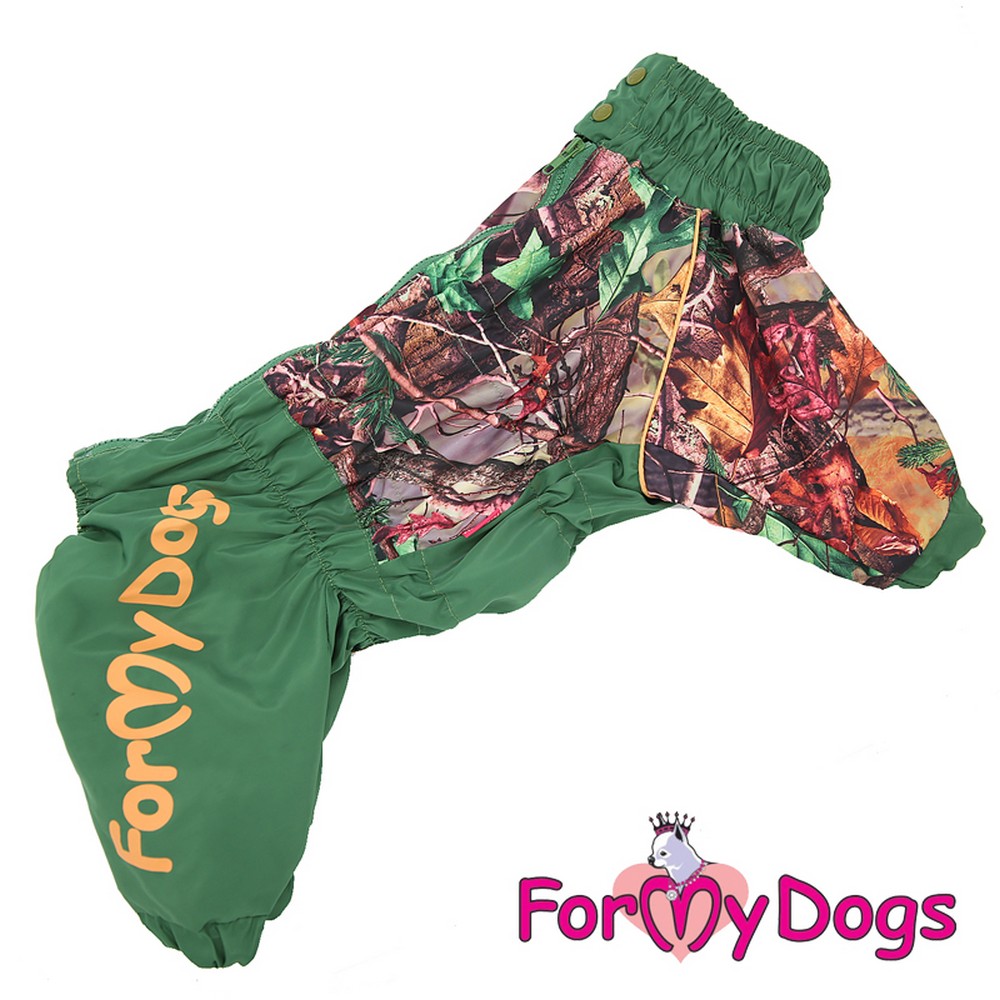 ForMyDogs Дождевик BIG зеленый для мальчиков 302/3SS-2018 M