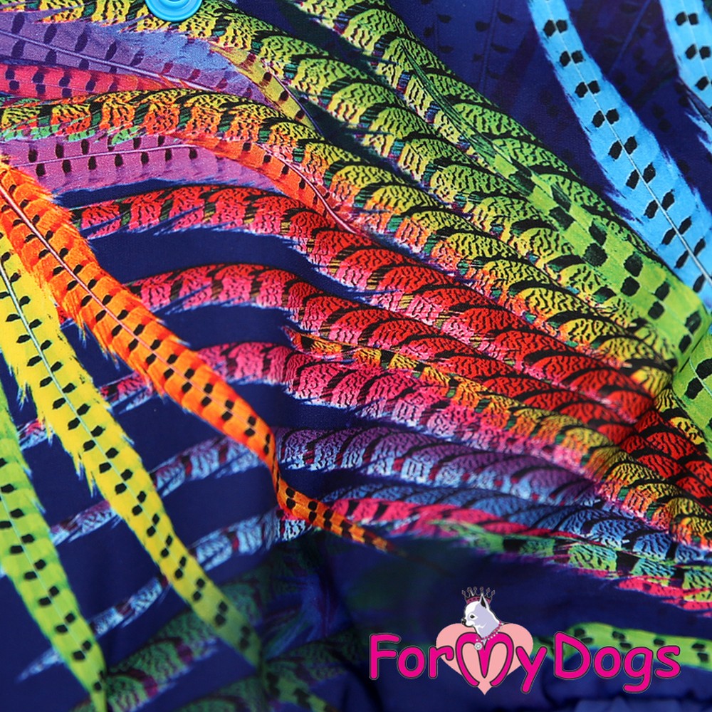 ForMyDogs Дождевик синий для мальчиков 293SS-2018 M