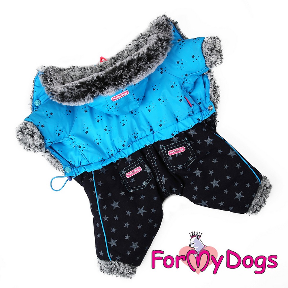 ForMyDogs Комбинезон синий для мальчиков FW540-2018 M