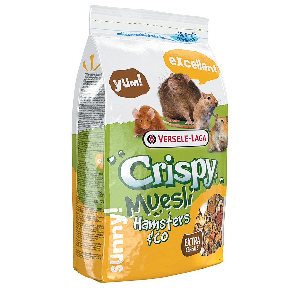 VERSELE-LAGA Crispy Muesli Hamsters & Co корм для хомяков и других грызунов (30038)