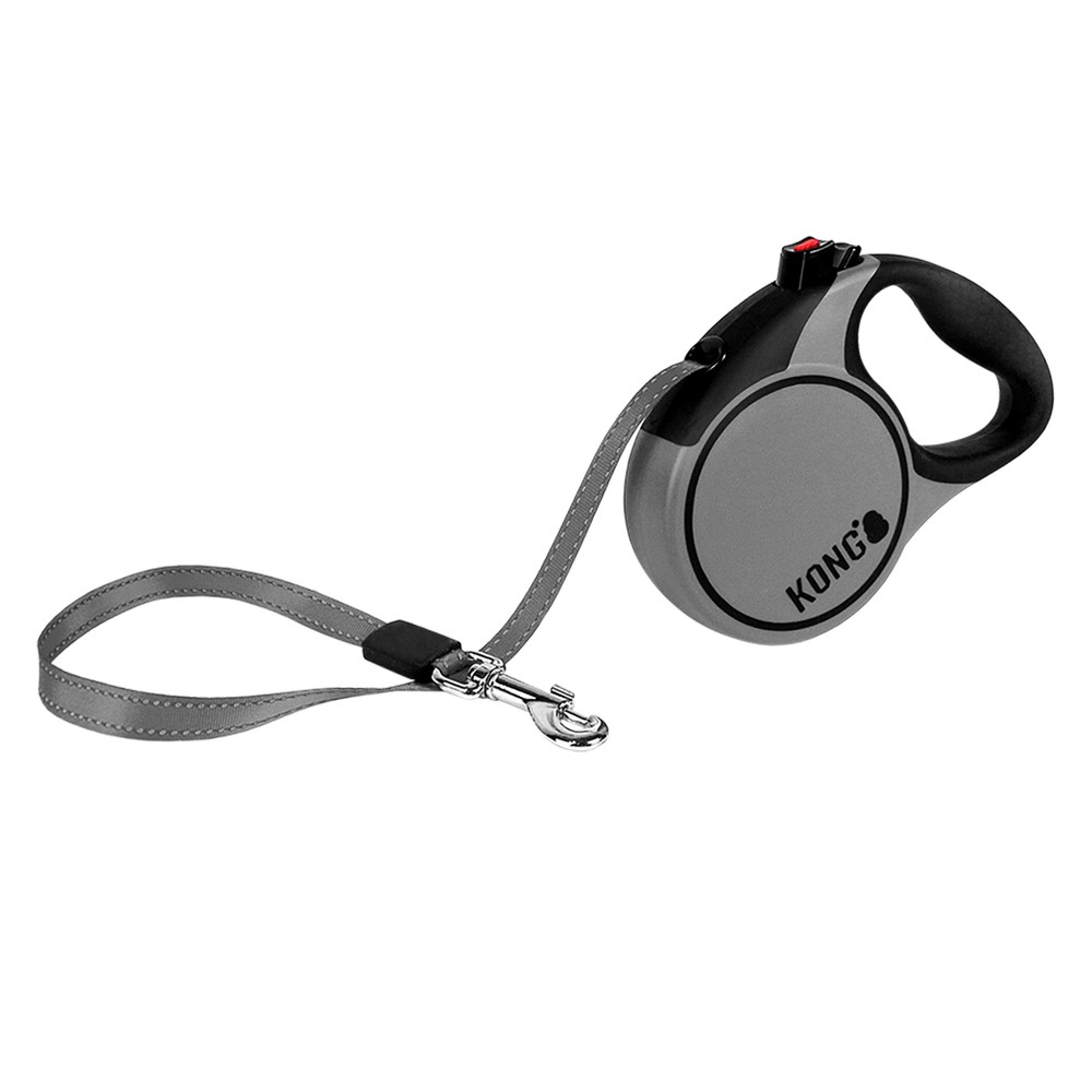 KONG РУЛЕТКА TERRAIN XS (ДО 12 КГ) ЛЕНТА 3 МЕТРОВ СЕРЫЙ