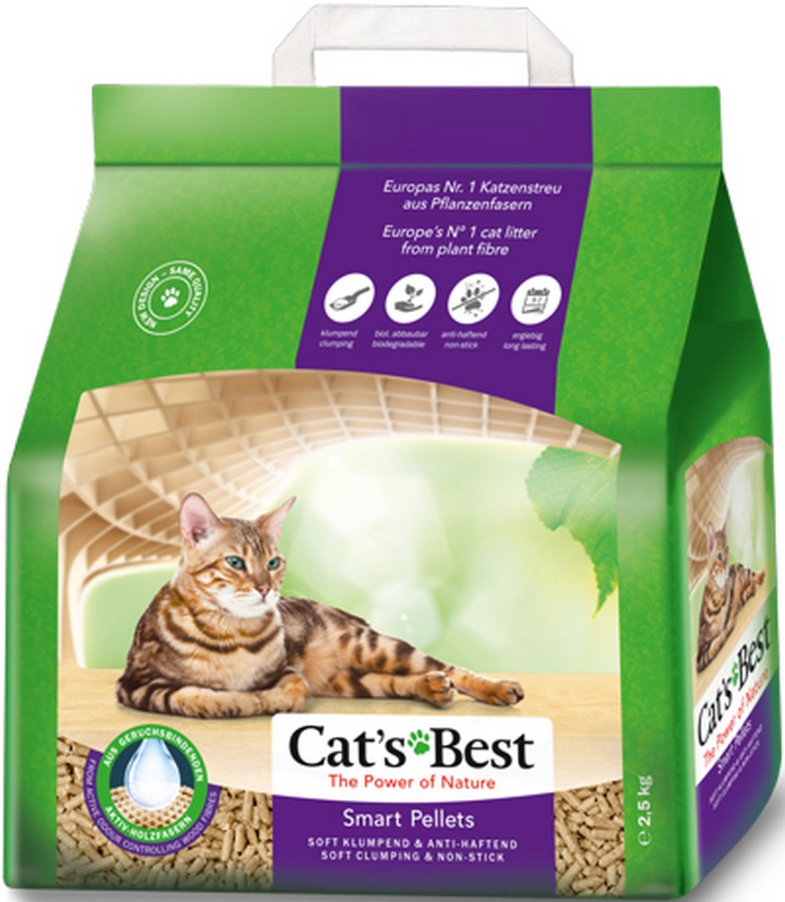 Наполнитель Cat’s Best Smart Pellets Древесный комкующийся Наполнитель Cat’s Best Smart Pellets Древесный комкующийся