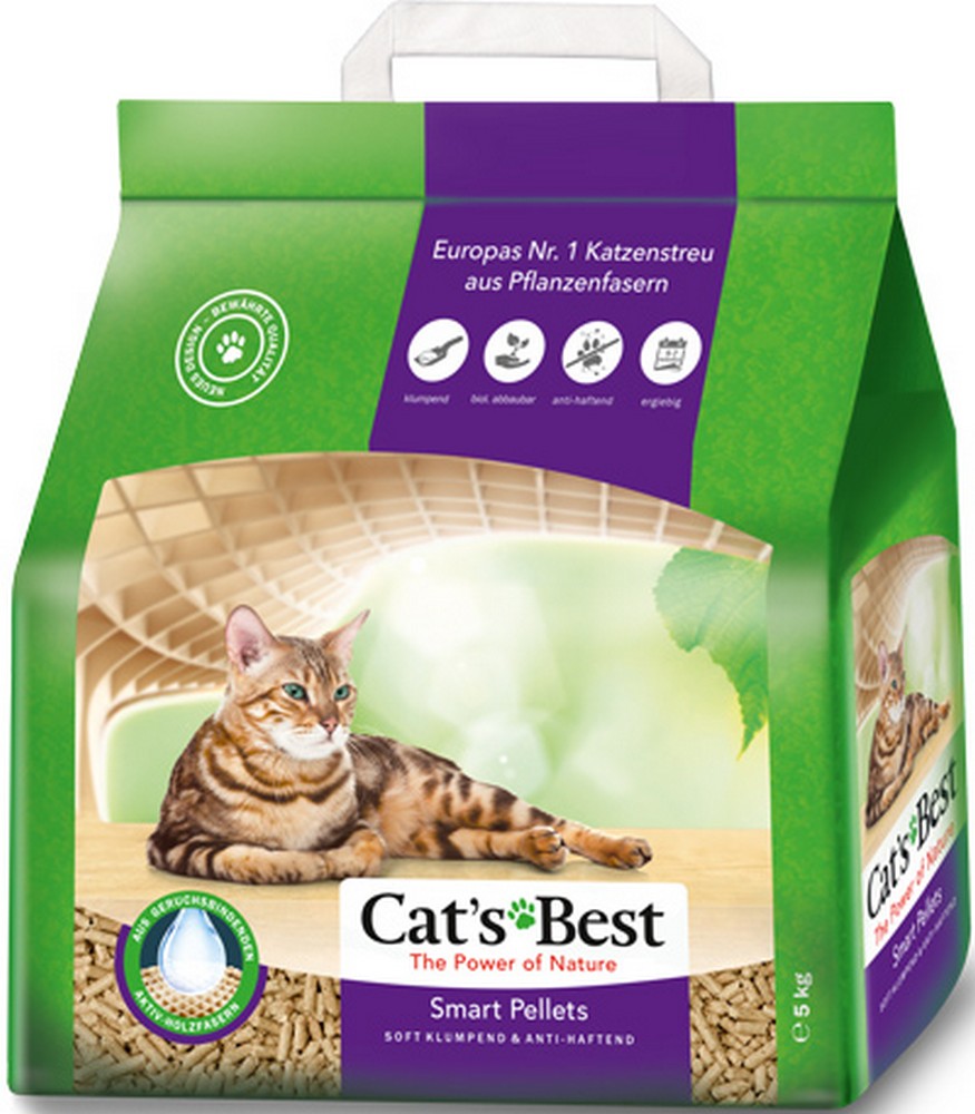 Наполнитель Cat’s Best Smart Pellets Древесный комкующийся Наполнитель Cat’s Best Smart Pellets Древесный комкующийся