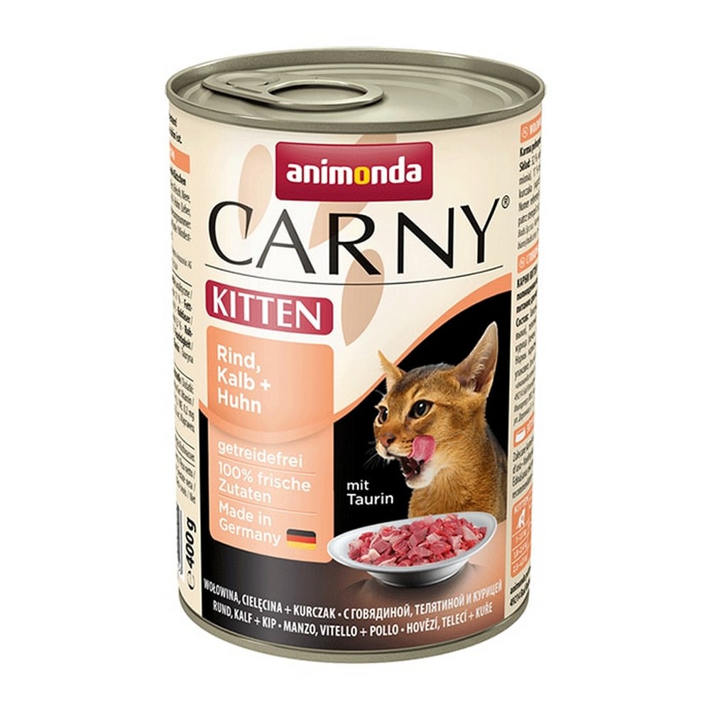 Animonda CARNY KITTEN консервы для котят ГОВЯДИНА, ТЕЛЯТИНА, КУРИЦА (банка)
