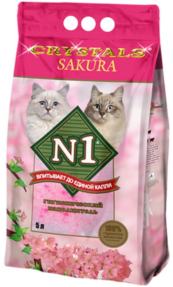 Наполнитель №1 Crystals - "SAKURA" - силикагелевый