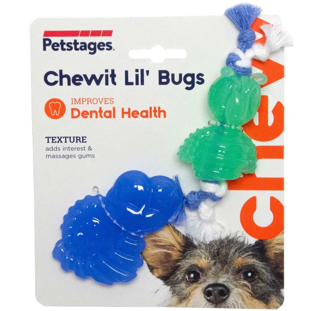 Petstages игрушка для собак Mini "ОРКА жуки" 15 см,пара