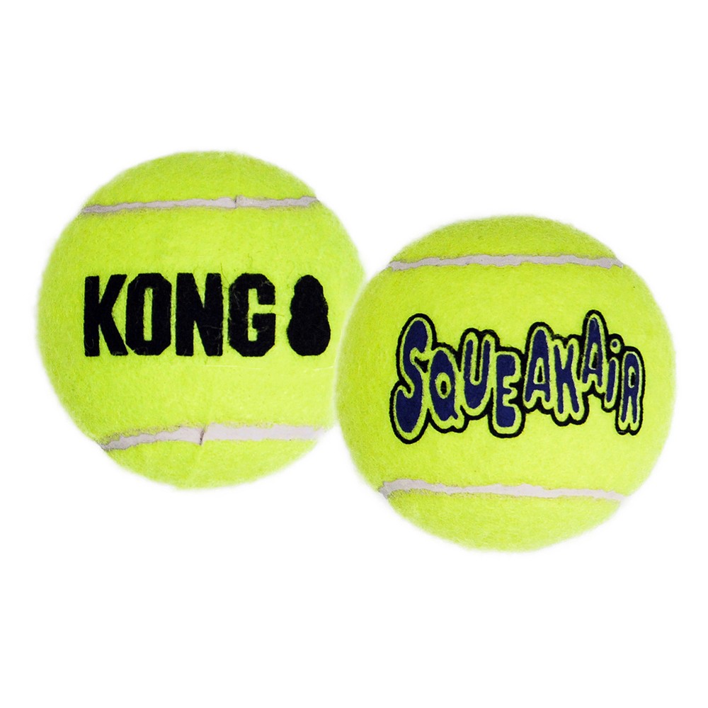 KONG игрушка для собак Air "Теннисный мяч" большой (в упаковке 2шт), 8см