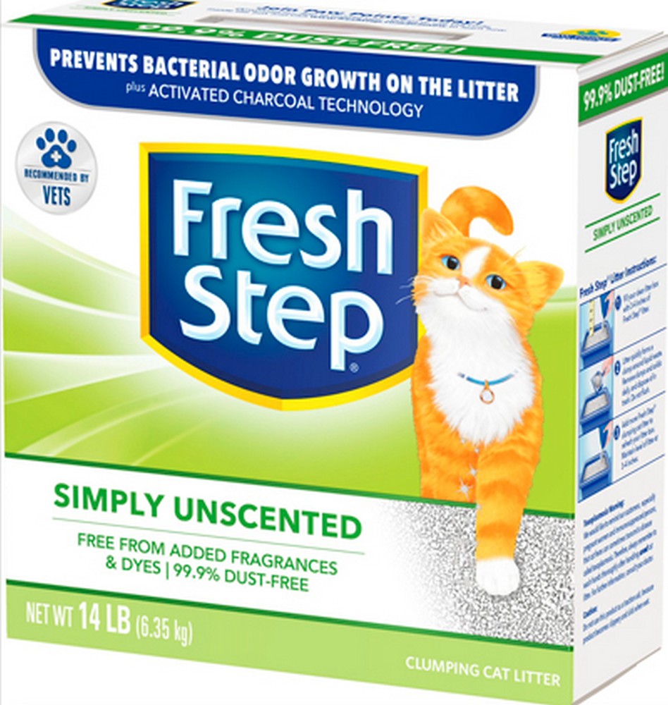 FRESH STEP Наполнитель Фреш Степ Ultra Unscented комкующийся (коробка)