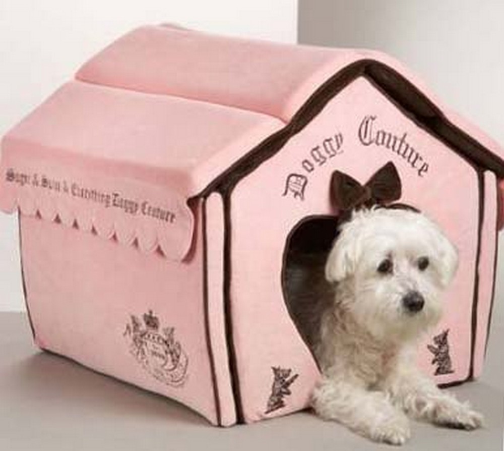Домик "Doggy couture" розовый