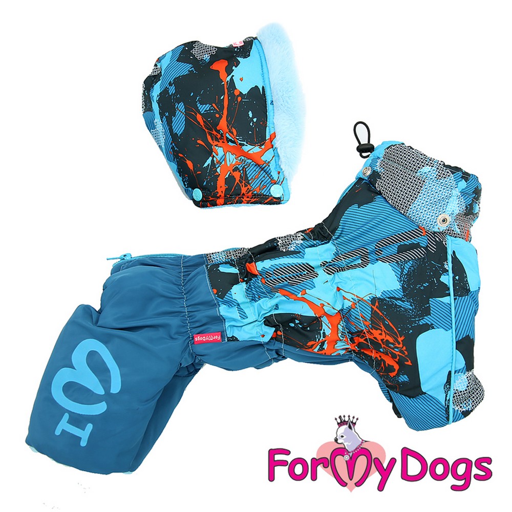 ForMyDogs Комбинезон синий для мальчика FW468-2017M