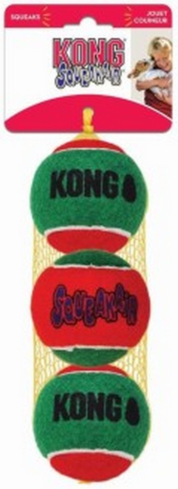 KONG HOLIDAY ИГРУШКА ДЛЯ СОБАК SQUEAKAIR® 3 МЯЧА (1 МЯЧ – 6 СМ) KONG HOLIDAY ИГРУШКА ДЛЯ СОБАК SQUEAKAIR® 3 МЯЧА (1 МЯЧ – 6 СМ)