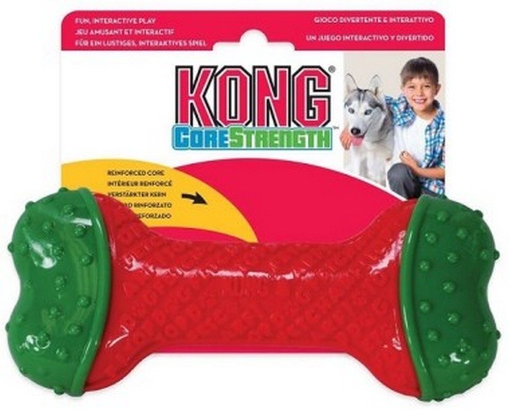 KONG Holiday игрушка для собак CoreStrength Косточка 14см