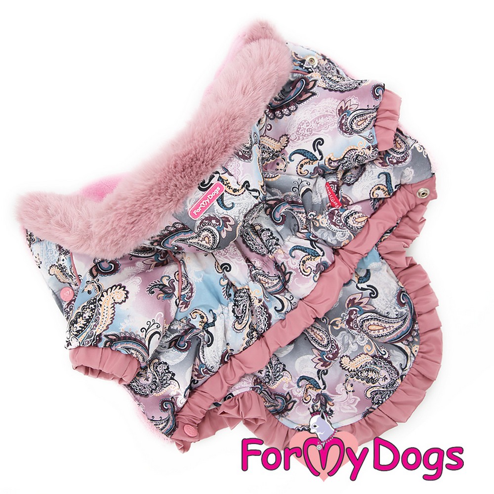 ForMyDogs Куртка бежевая для девочек