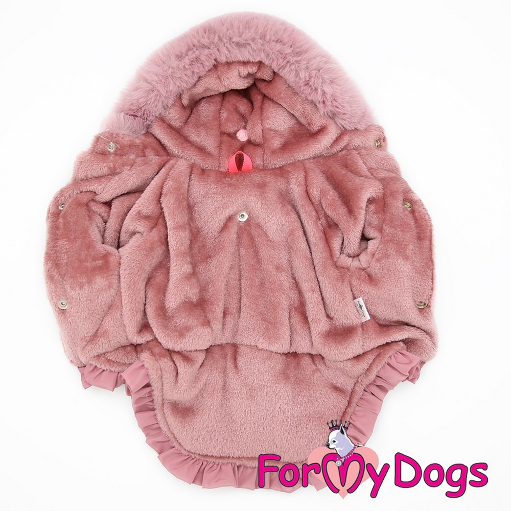 ForMyDogs Куртка бежевая для девочек