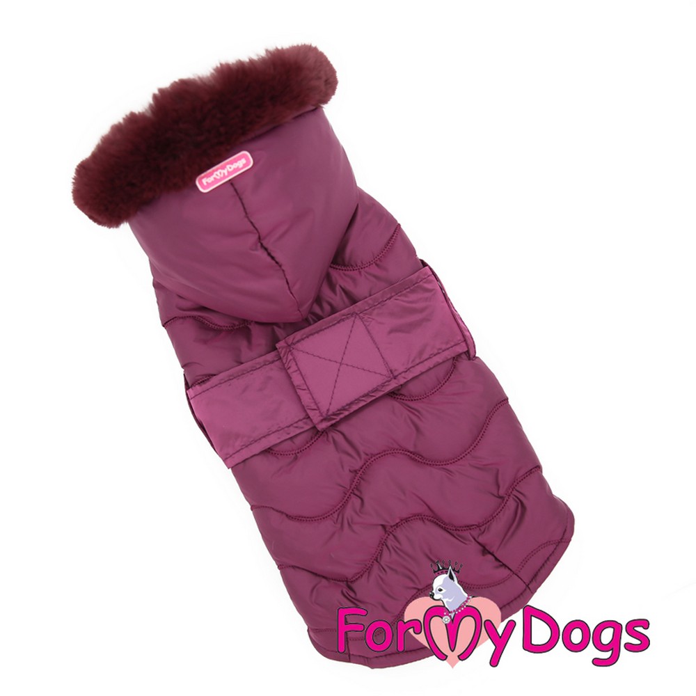 ForMyDogs Попона бордо ( шелк подклад)