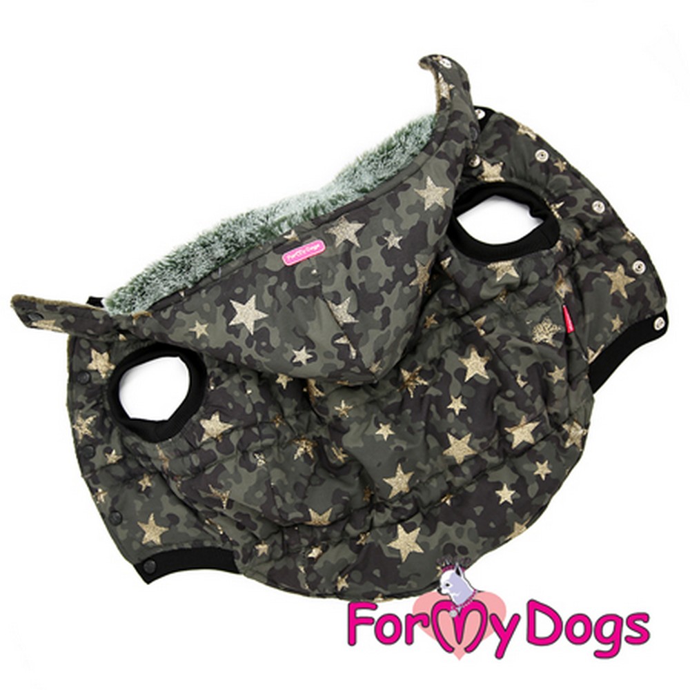 ForMyDogs Куртка BIG "Звезды"хаки
