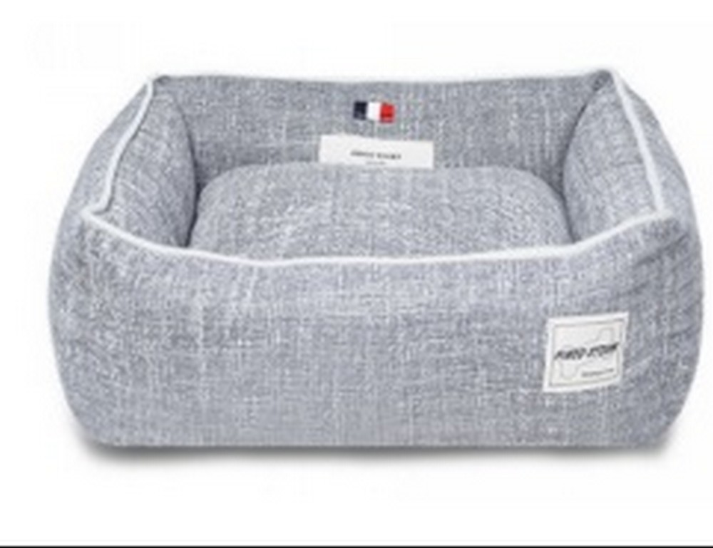 Лежак для собак PET BEDS DDS-01 Grey Fibre Yarn S:50*40*20