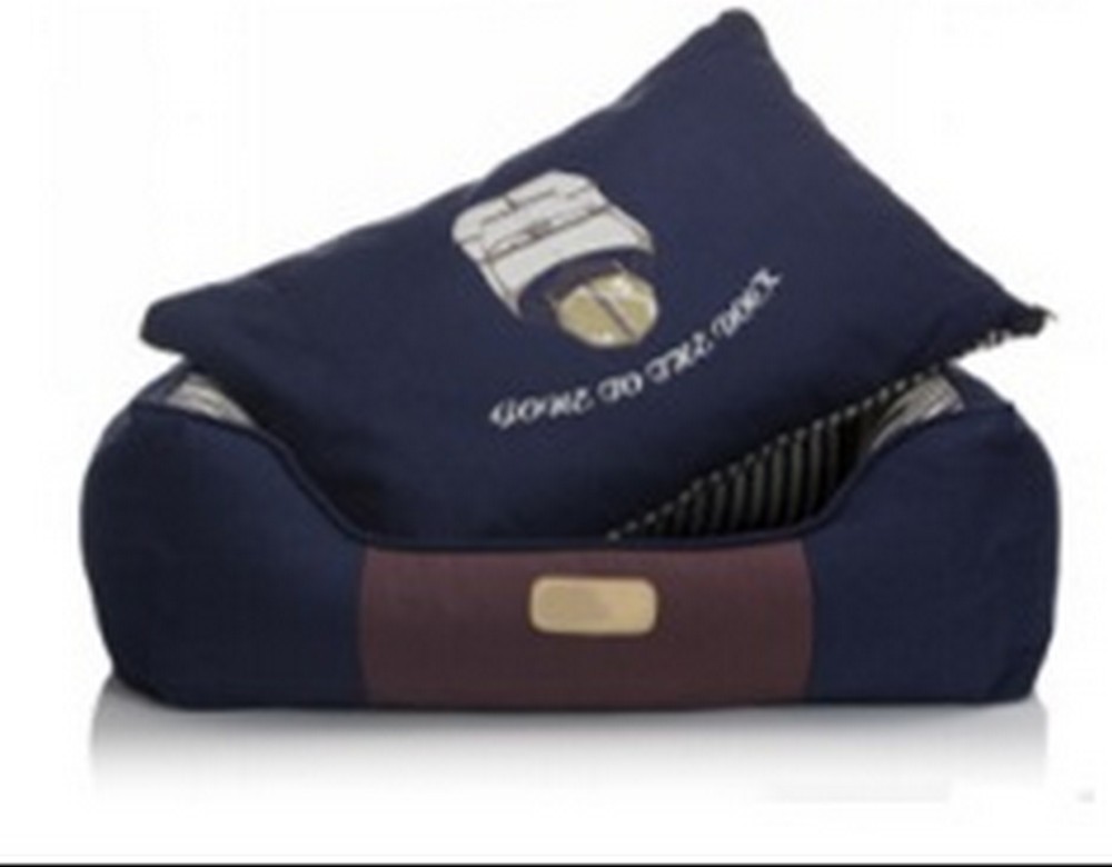 Лежак для собак PET BEDS PTL-01 Blue Cnvas МОРЕ S 50*40*18cm