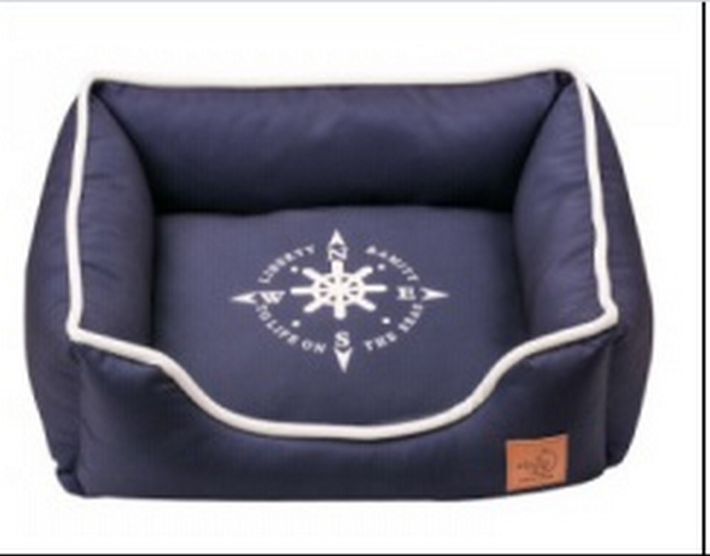 Лежак для собак PET BEDS QR-B32301 Blue ШТУРВАЛ M:60*48*18