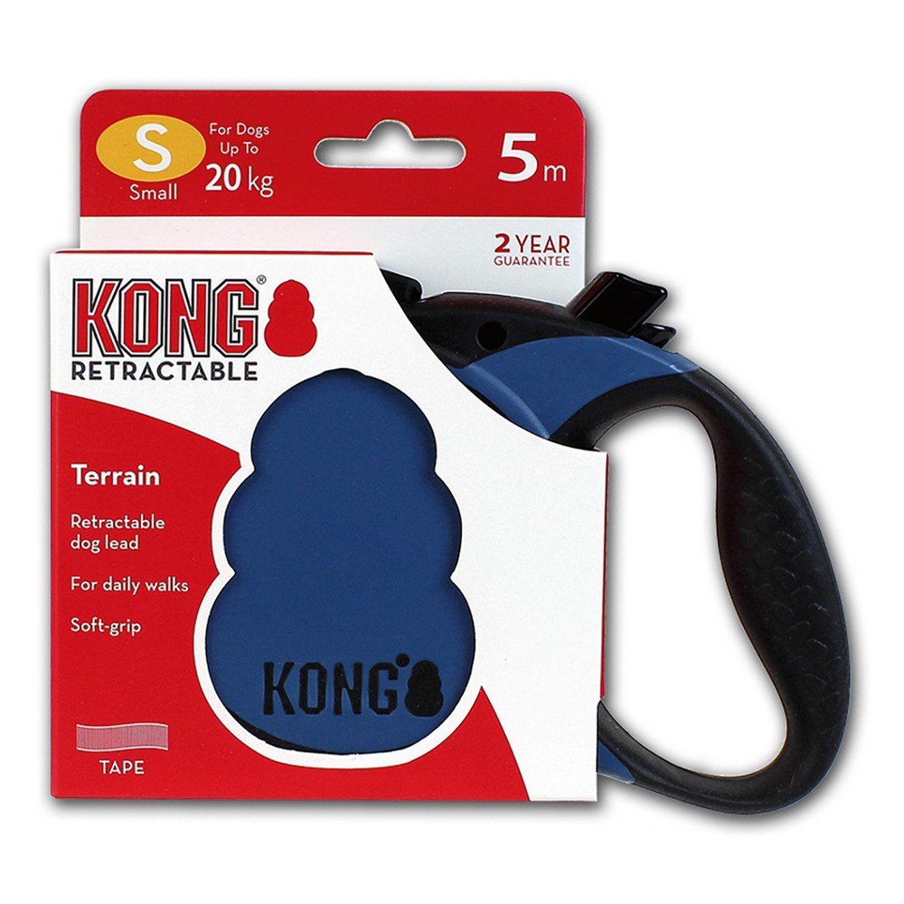 KONG РУЛЕТКА TERRAIN S (ДО 20 КГ) ЛЕНТА 5 МЕТРОВ СИНЯЯ