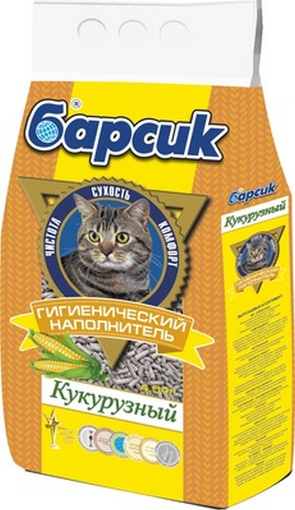 БАРСИК Барсик кукурузный наполнитель Барсик