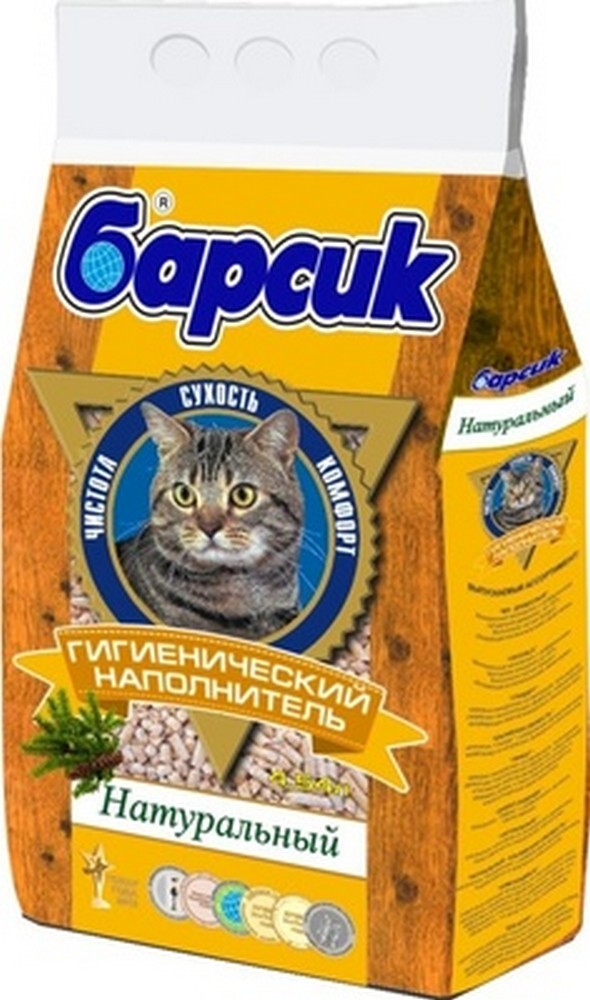 БАРСИК древесный наполнитель Натуральный