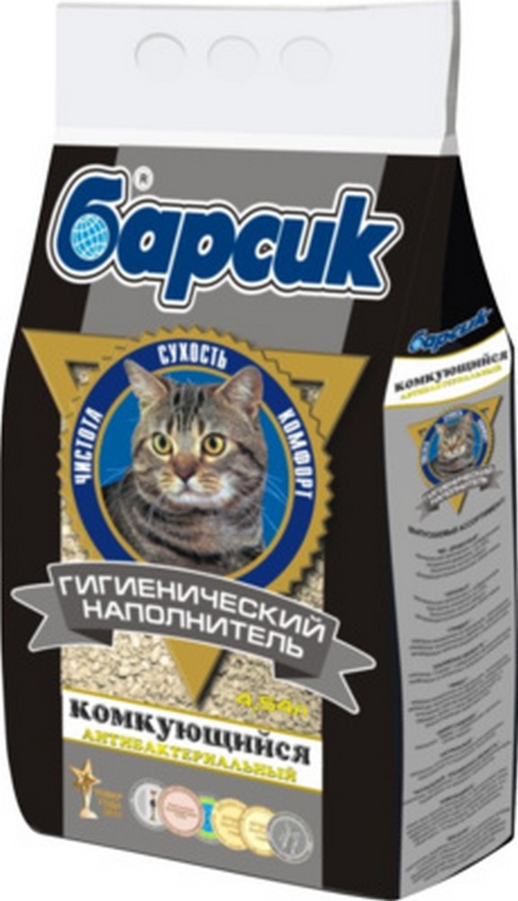 БАРСИК Наполнитель Комкующийся антибактериальный
