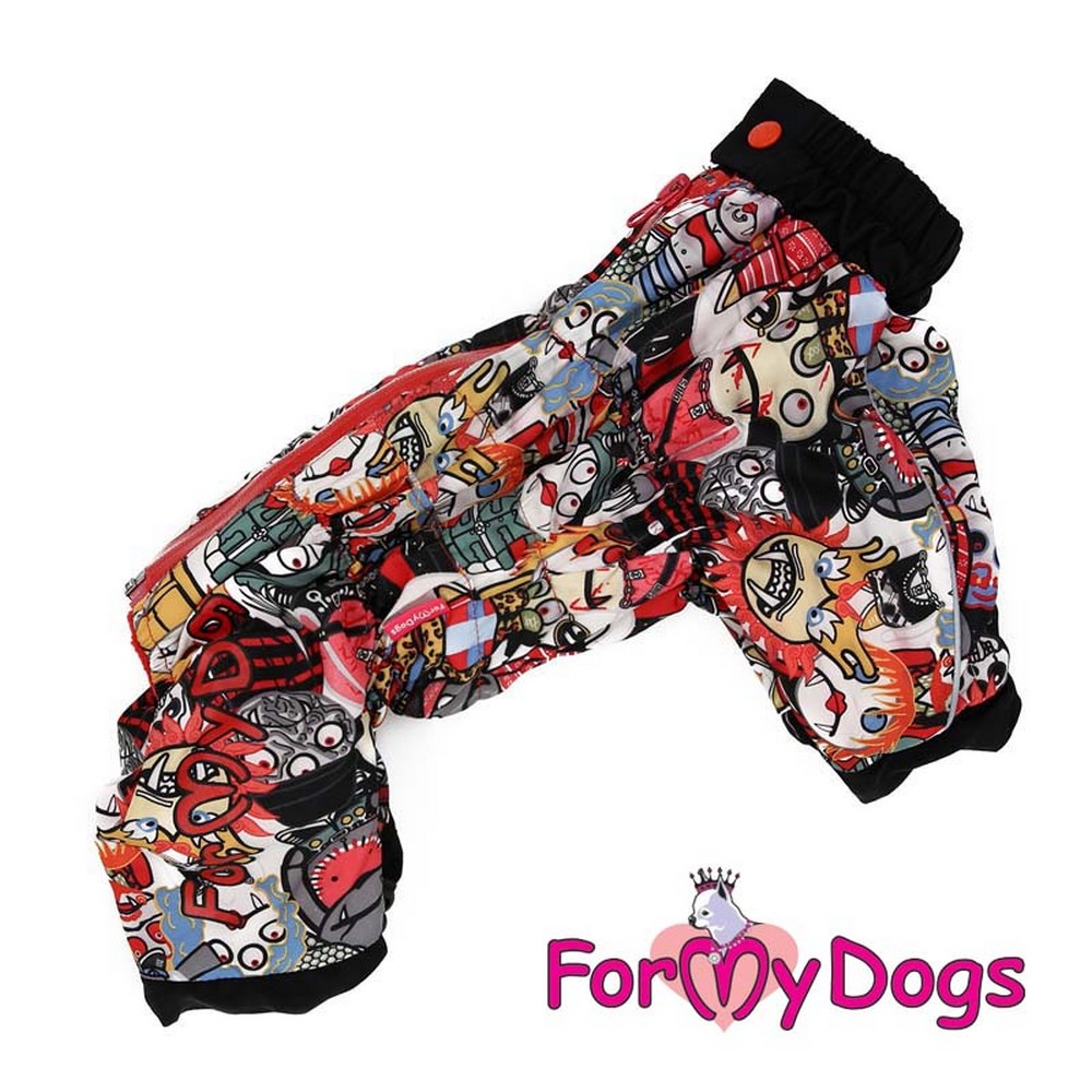 ForMyDogs Дождевик на флисе 184SS,185-2016М