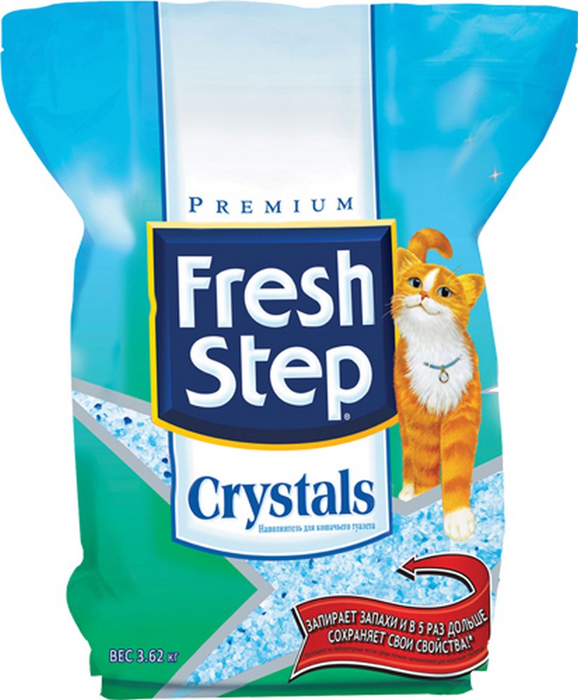 FRESH STEP Наполнитель Фреш Степ силикагель