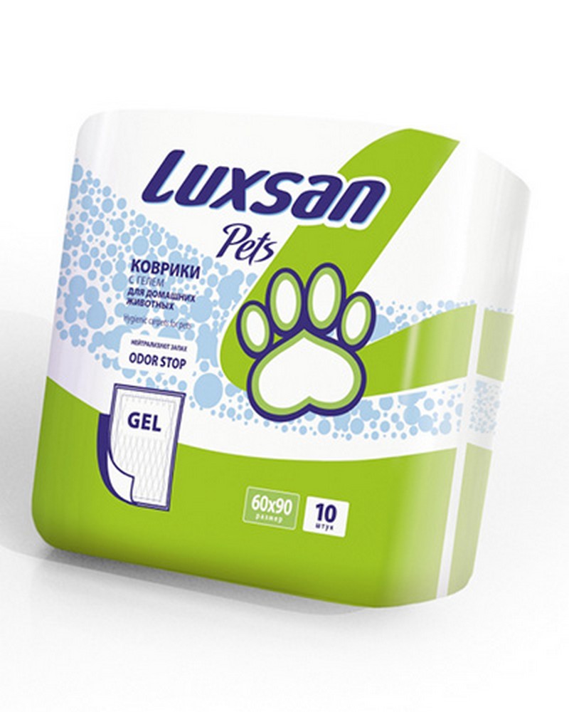 Коврики LUXSAN Premium GEL для животных, уп.10шт